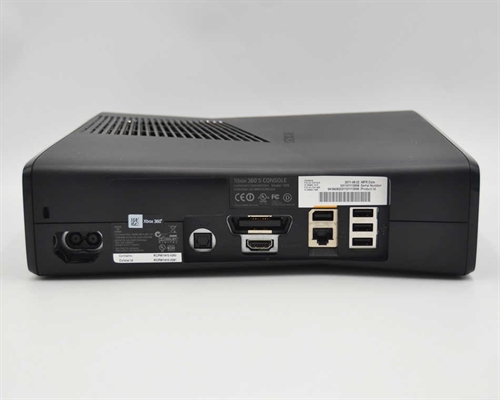 XBOX 360 S - Black - Complete In Box - Console - 4GB - SNR 016190410708 (B Grade) (Used)